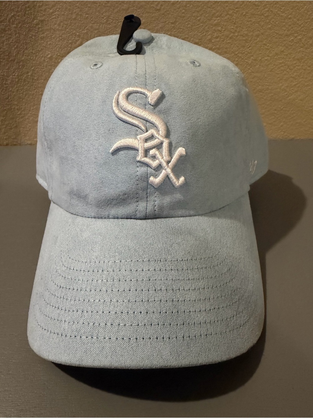 '47 Brand Chicago White Sox Light Blue Suede Adjustable Cap
